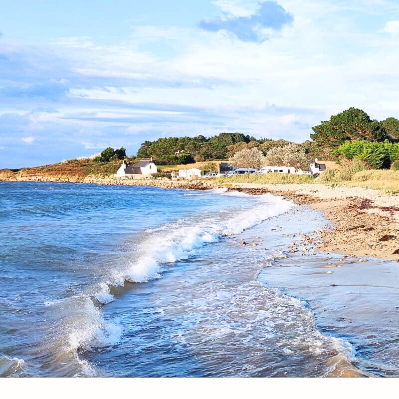Plage de Port Béni à marée haute